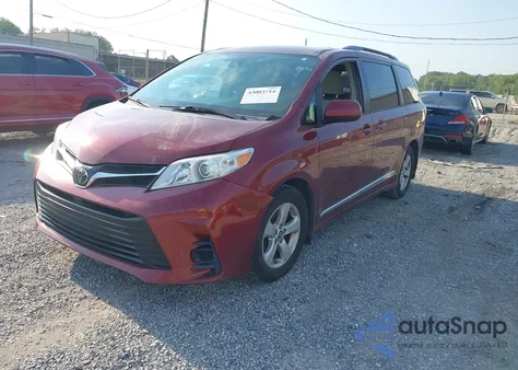 2018 Toyota Sienna Le 8 Passenger from USA, damaged, VIN 5TDKZ3DC8JS941358